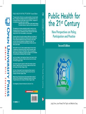 cover image of Public Health For the 21st Century
